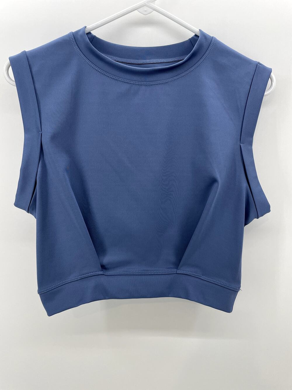 Sleeveless Boutique Poly-Elastane Blend Womens Top